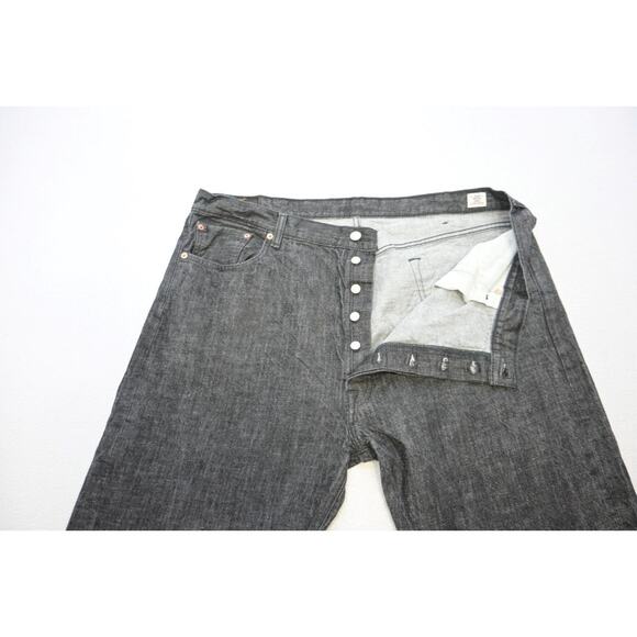 Vintage Levis 501 White Oak Cone Denim XX Straight Button Fly Jeans Mens 44 x 31 - Picture 5 of 9